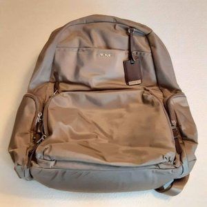 TUMI Calais Voyageur City & Travel Tan Nylon Backpack